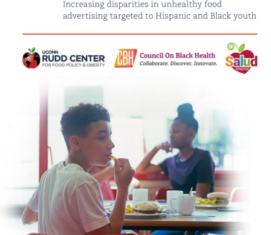Increasing disparities in unhealthy food advertising targeted to Hispanic and Black youth: Report